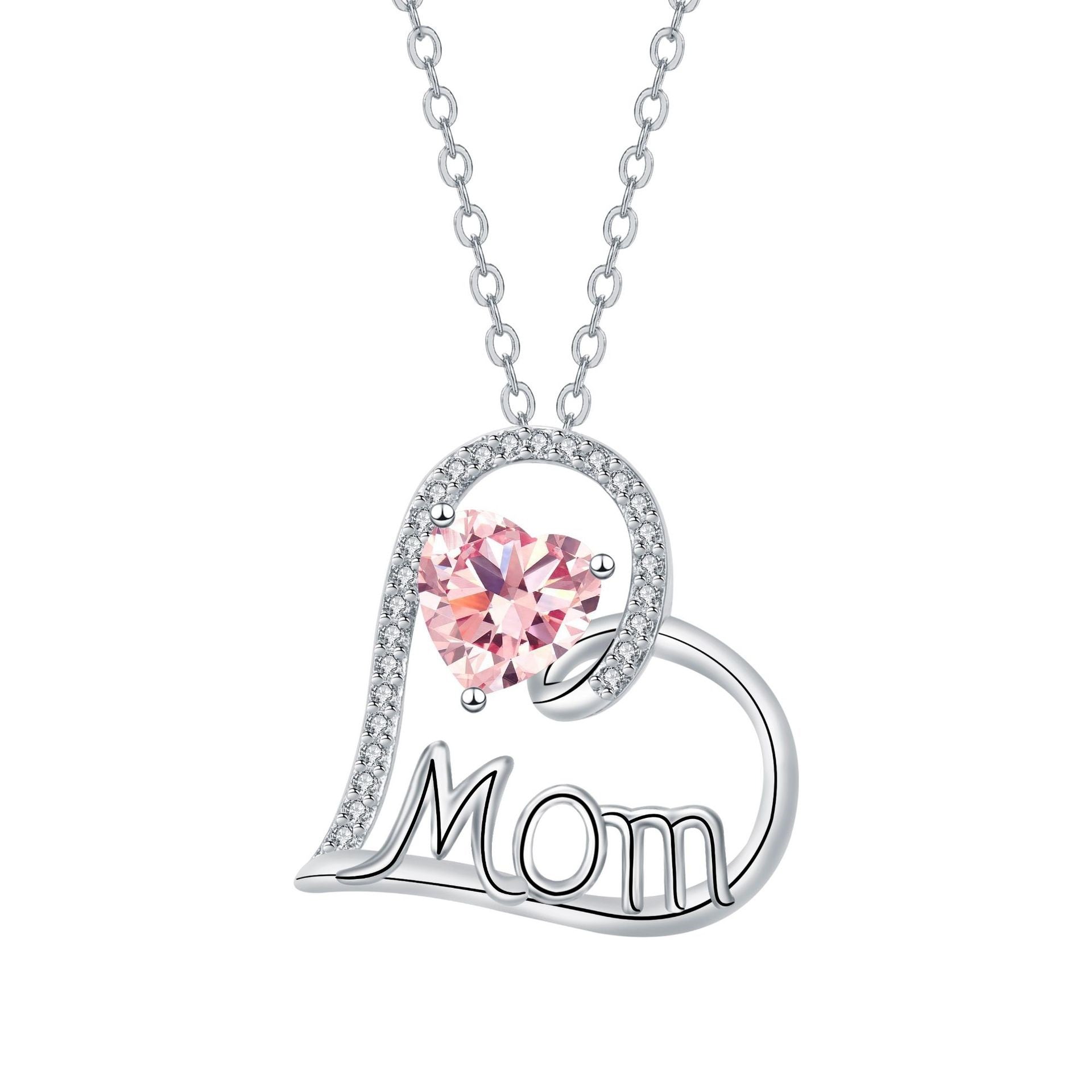 Mother's Gift Necklace Mother Heart-shaped  Gift Jewelry