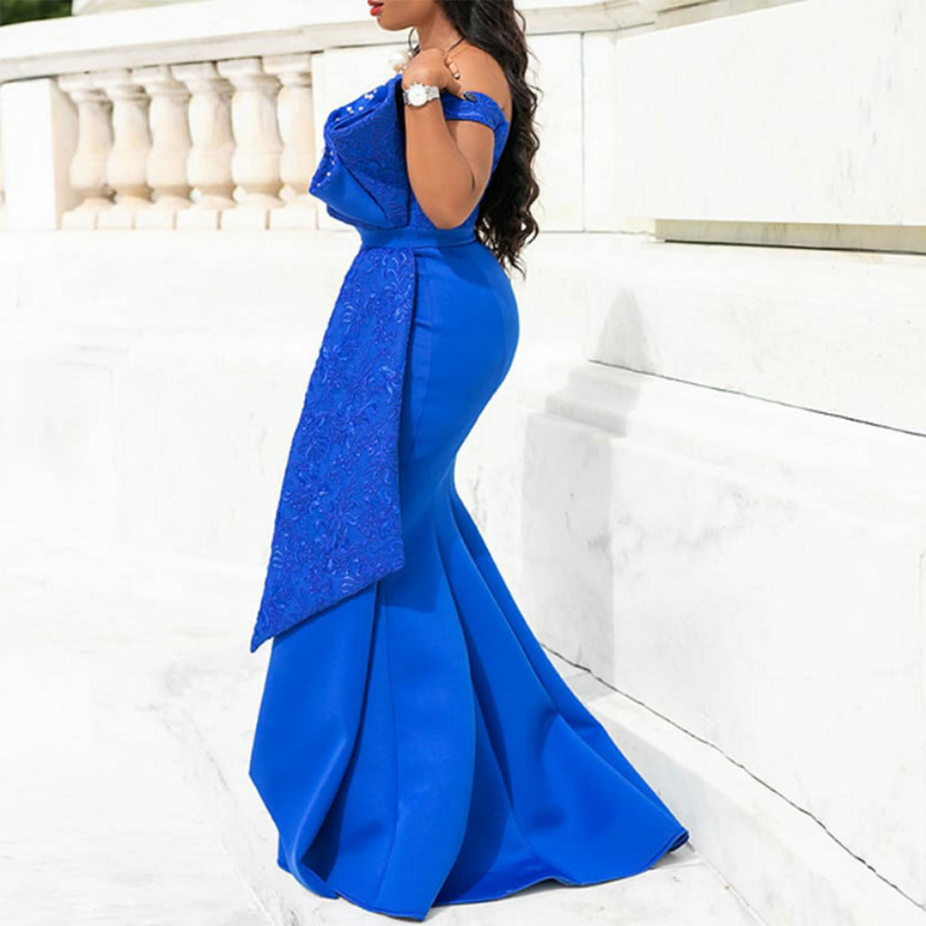 Sexy Solid Knit Evening Dress — Banquet & Bridesmaid