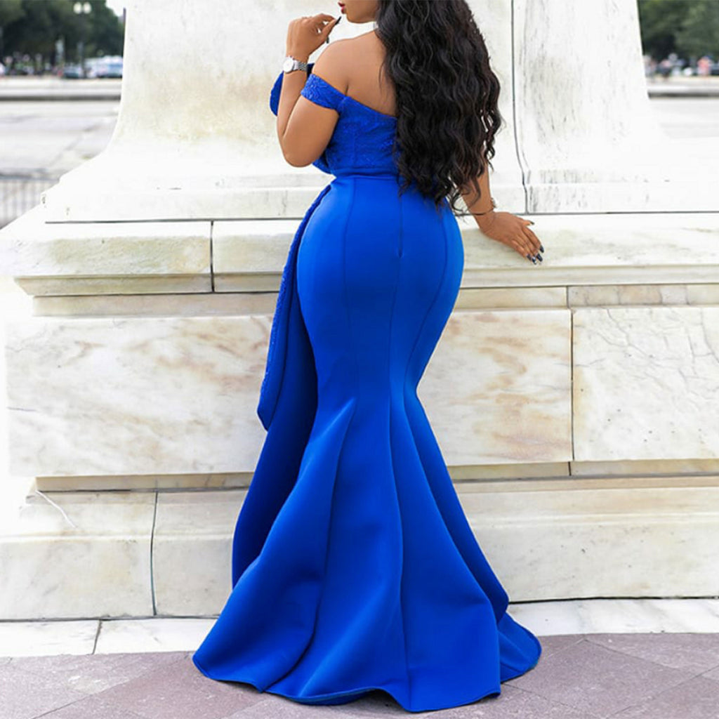 Sexy Solid Knit Evening Dress — Banquet & Bridesmaid