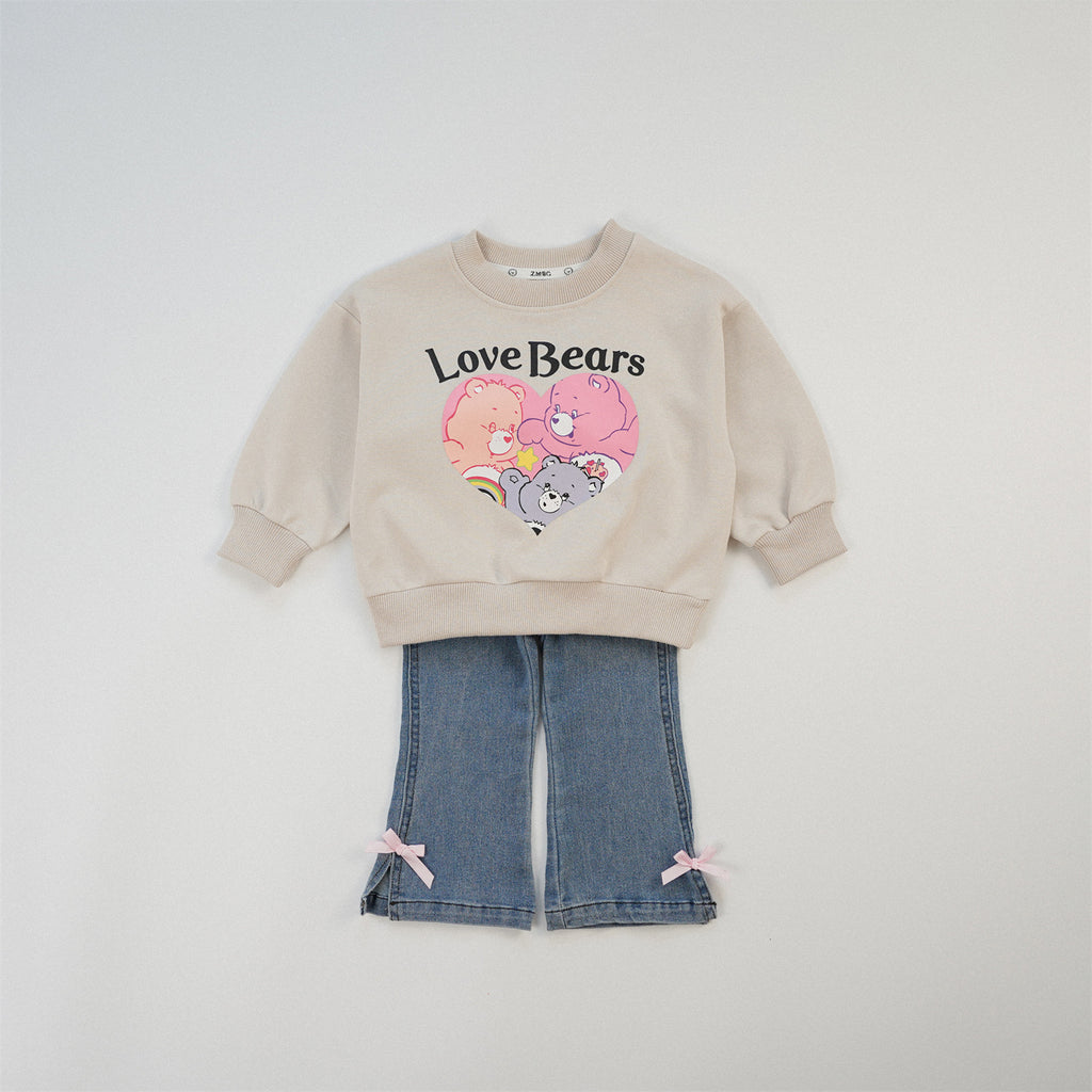 Product Meisjes Micro-elastische Denim Bell-bottom Broek