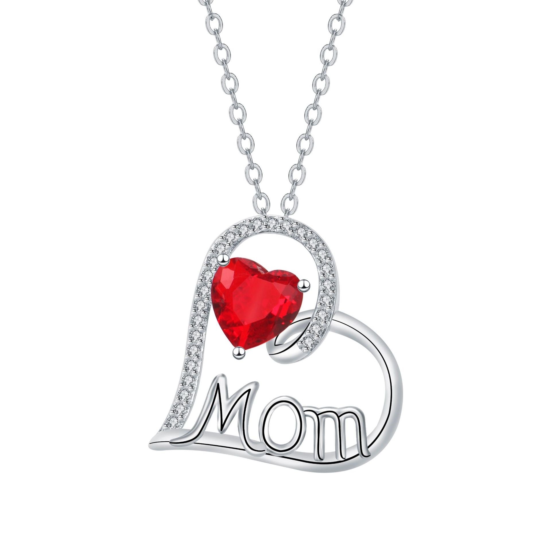Mother's Gift Necklace Mother Heart-shaped  Gift Jewelry