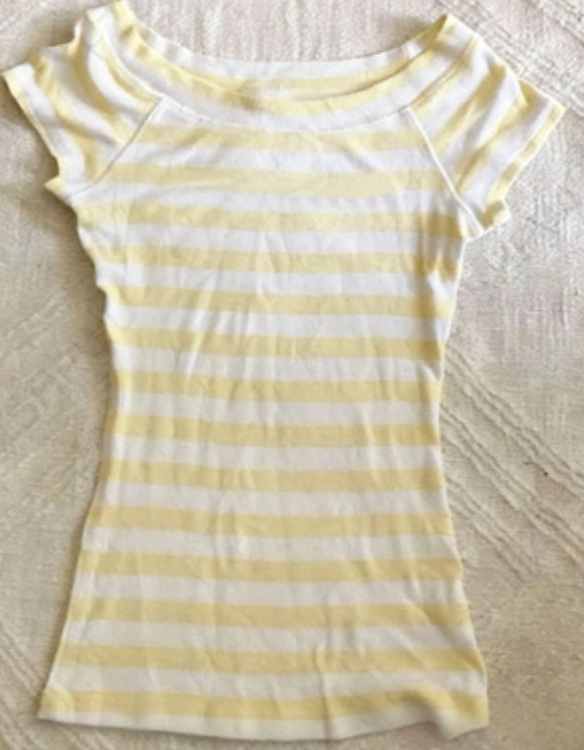 Slim Fit Striped T-Shirt for Women