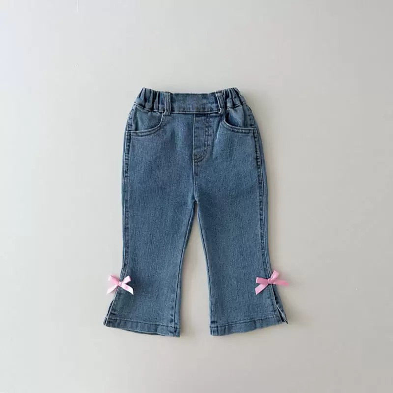 Product Meisjes Micro-elastische Denim Bell-bottom Broek