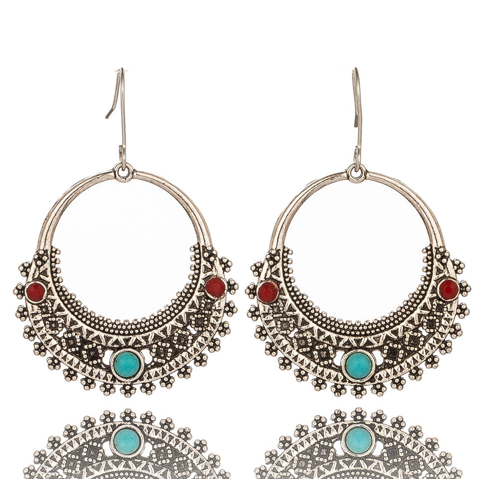 Vintage court style tassel earrings