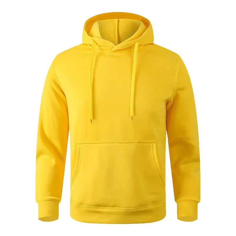 Couple Minimalist Hoodie – Men & Women Unisex Fleece Sweatshirt | Black & White Casual Sports Streetwear
