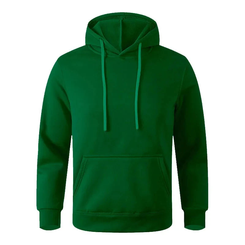 Couple Minimalist Hoodie – Men & Women Unisex Fleece Sweatshirt | Black & White Casual Sports Streetwear