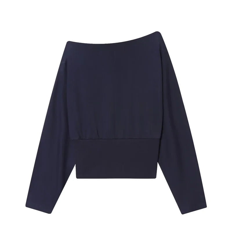 Off Shoulder Sweatshirt Women