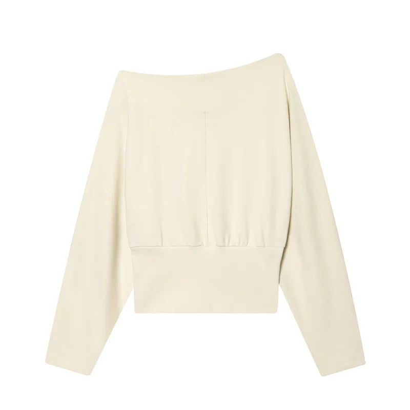 Off Shoulder Sweatshirt Women