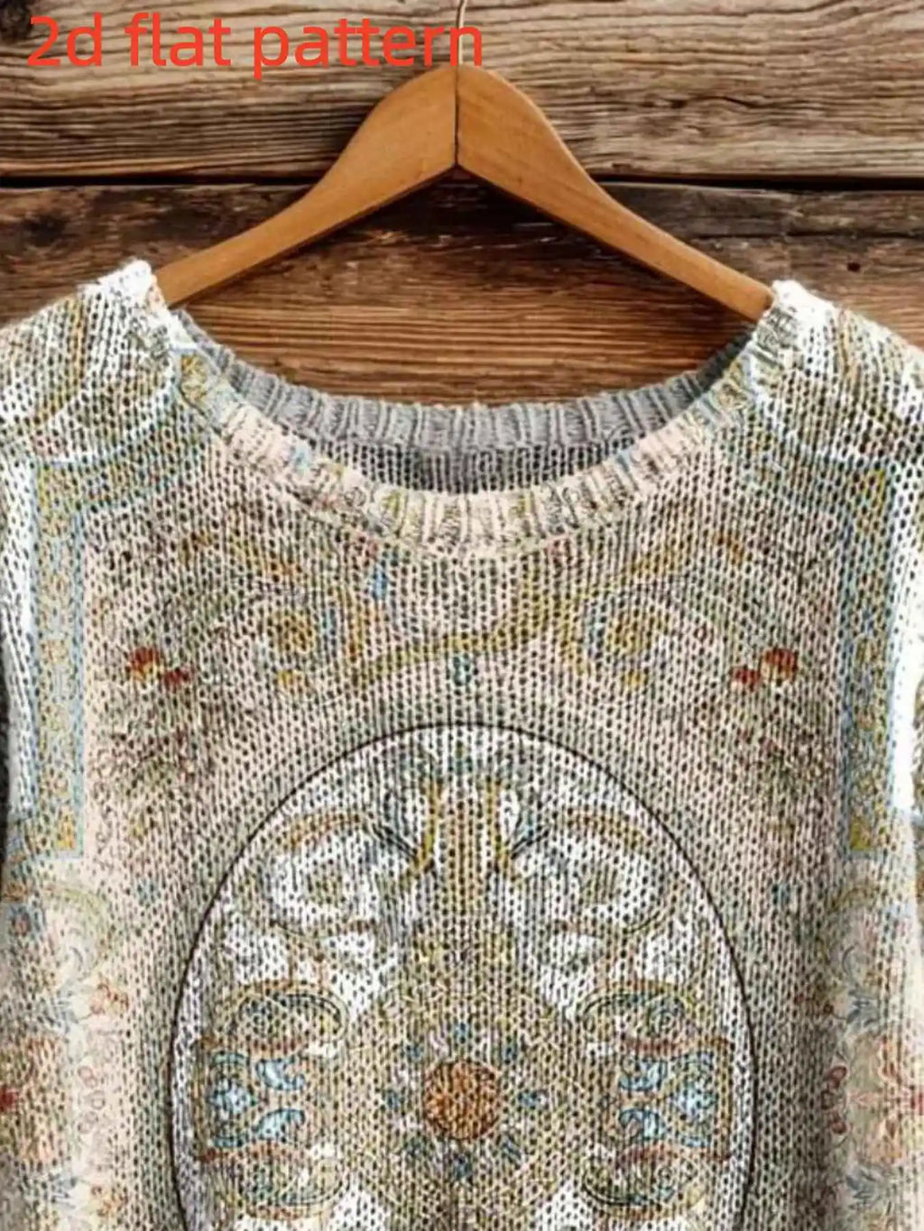 Printed Design - Nottextured Spring/Summer Fashion New Pullover Round Neck Sleeveless Women's Top with Flat Digital Print Trendy Women's Clothing Ladies' Top