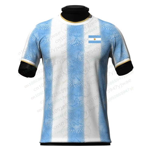 2026 Argentina Fan Edition Football Jersey Messi No.10 Soccer Shirt 3d Printed Quick Drying Short Sleeved Summer Men'S T-Shirt