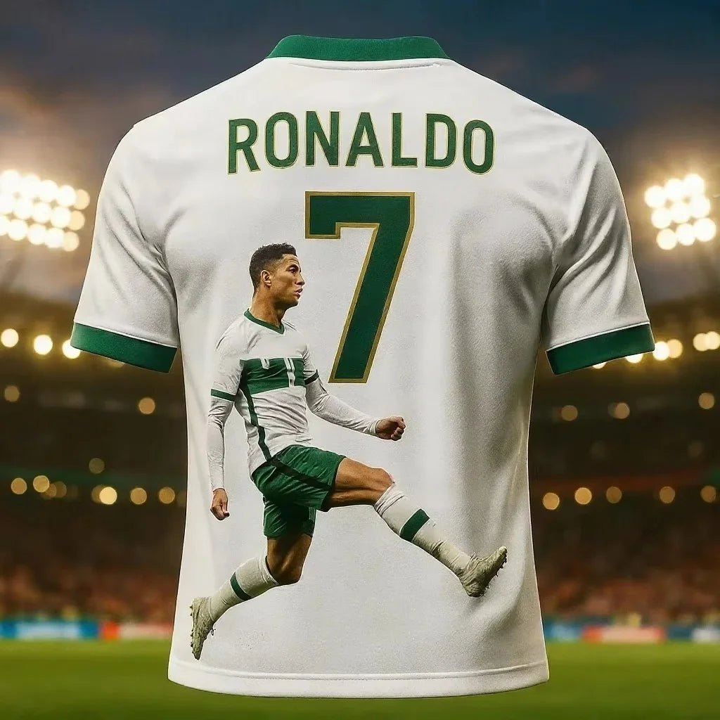 2026 New Arrival Special Edition Ronaldo 7 Football Jersey Oversize Sport Short Sleeve Training Uniform Soccer Jersey Men Tshirt