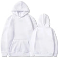 Trendy Fashion Hoodie Men's Classic Solid Color Fleece Hooded Sweatshirt Pullover Spring and Autumn  for Unisex
