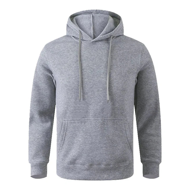 Couple Minimalist Hoodie – Men & Women Unisex Fleece Sweatshirt | Black & White Casual Sports Streetwear