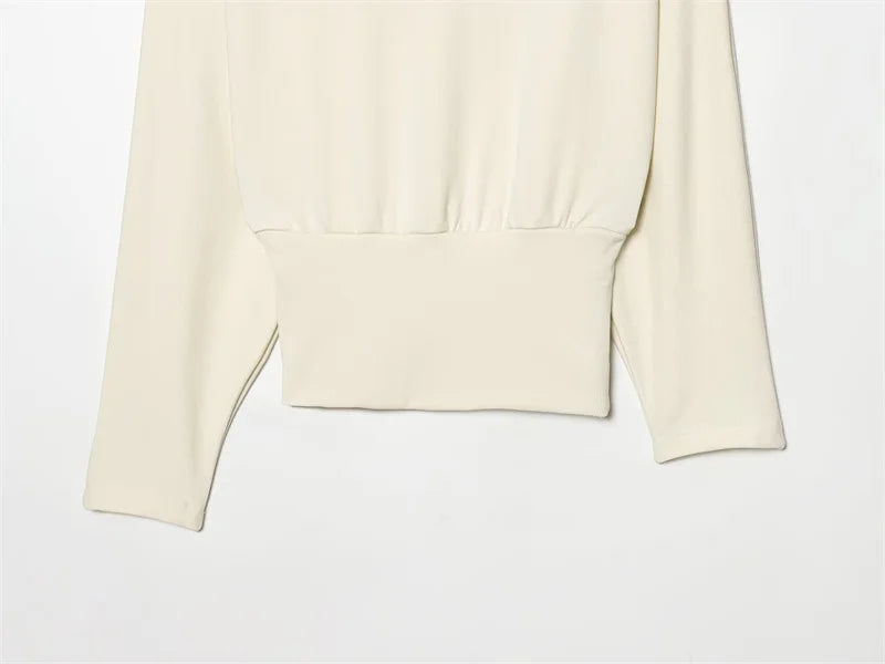 Off Shoulder Sweatshirt Women