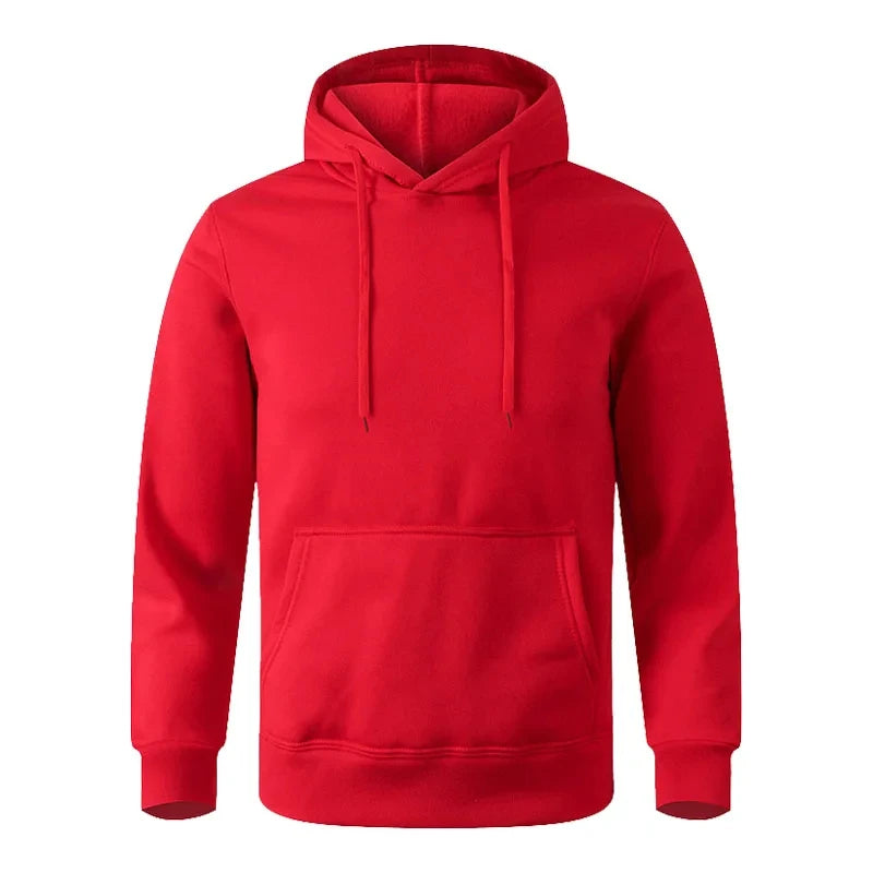 Couple Minimalist Hoodie – Men & Women Unisex Fleece Sweatshirt | Black & White Casual Sports Streetwear