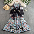 Ethnic-style High-end Elegant Vintage-style Printed Dress