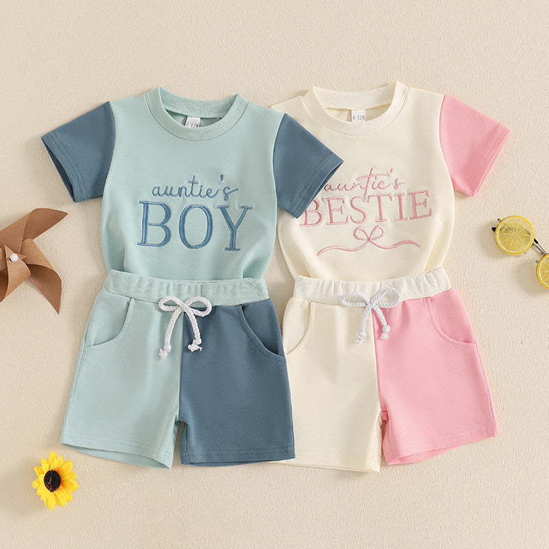 Children's Vitality Color Matching Letters Two-piece Set