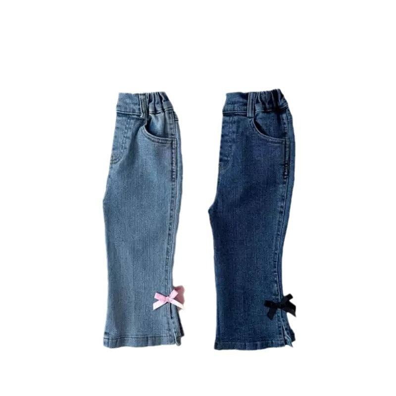 Product Meisjes Micro-elastische Denim Bell-bottom Broek