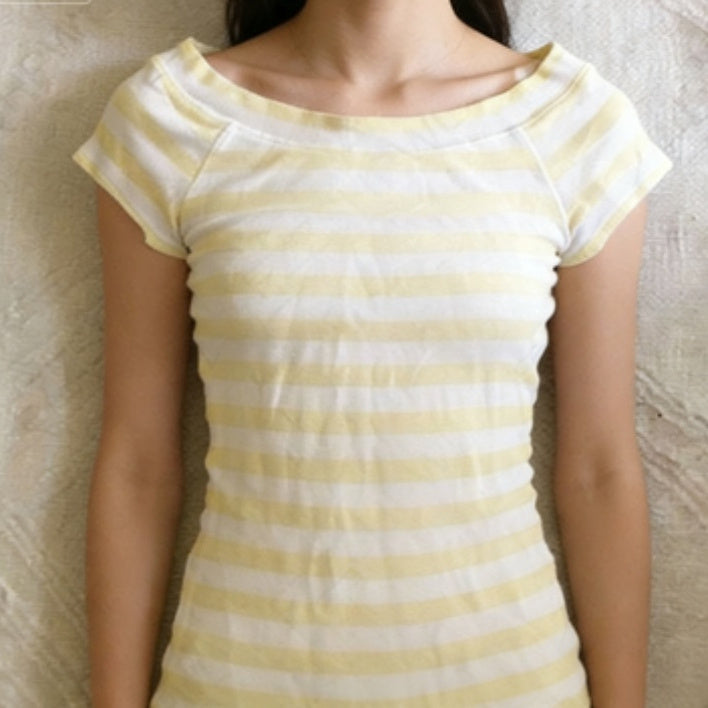 Slim Fit Striped T-Shirt for Women