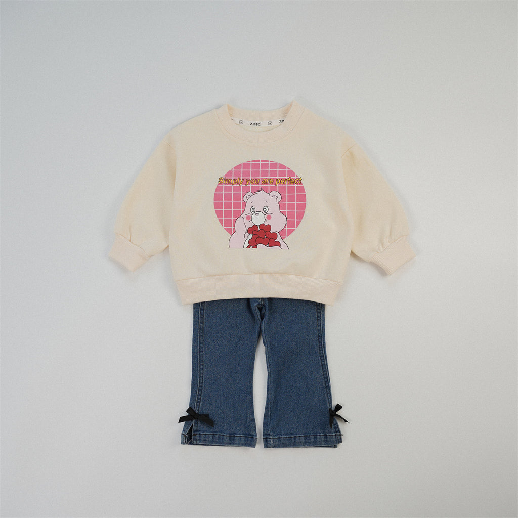 Product Meisjes Micro-elastische Denim Bell-bottom Broek