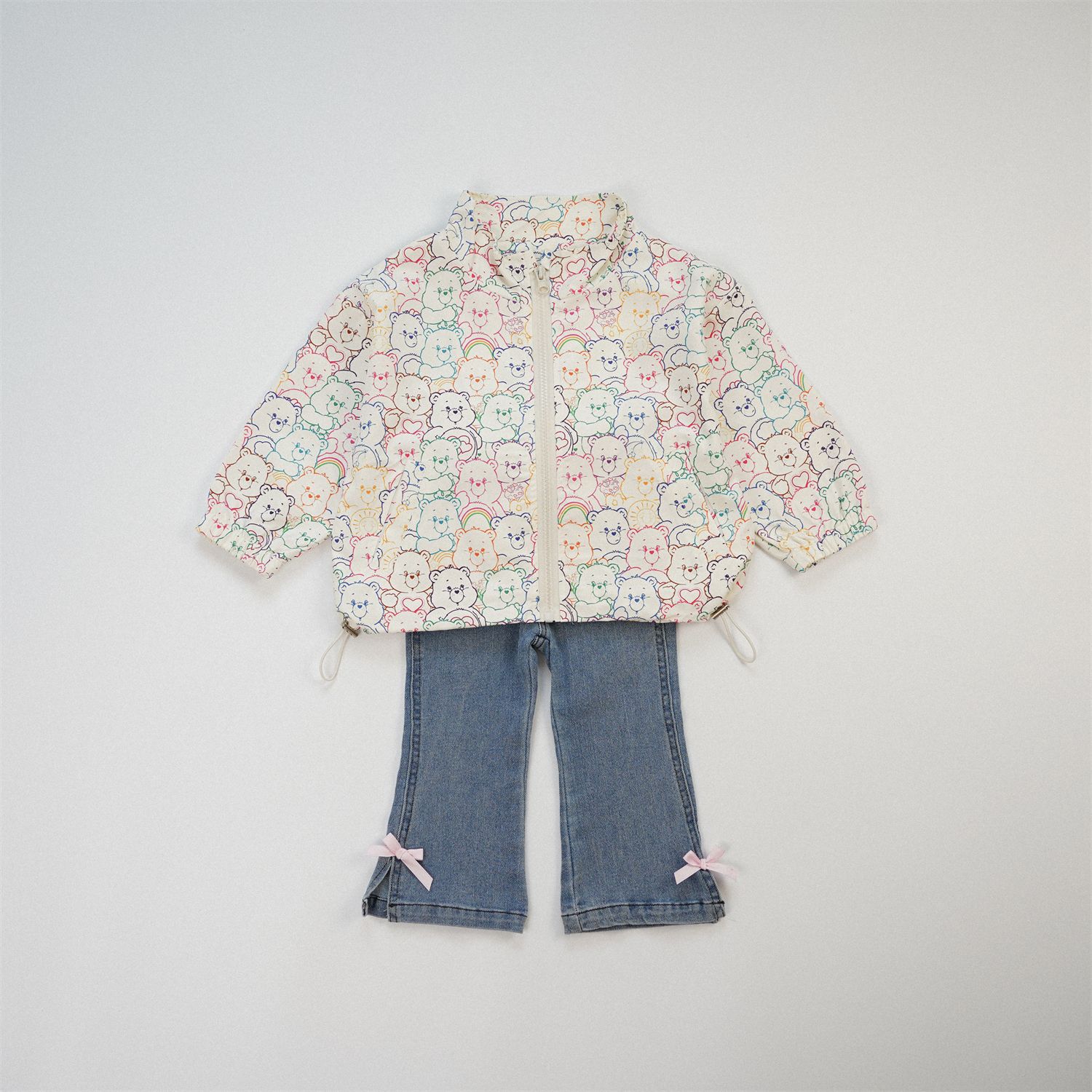 Product Girls Micro-elastic Denim Bell-bottom Pants