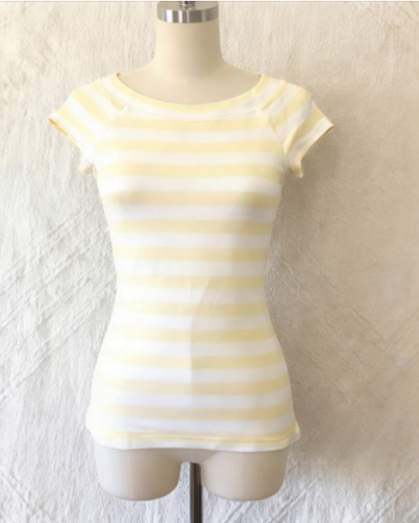 Slim Fit Striped T-Shirt for Women